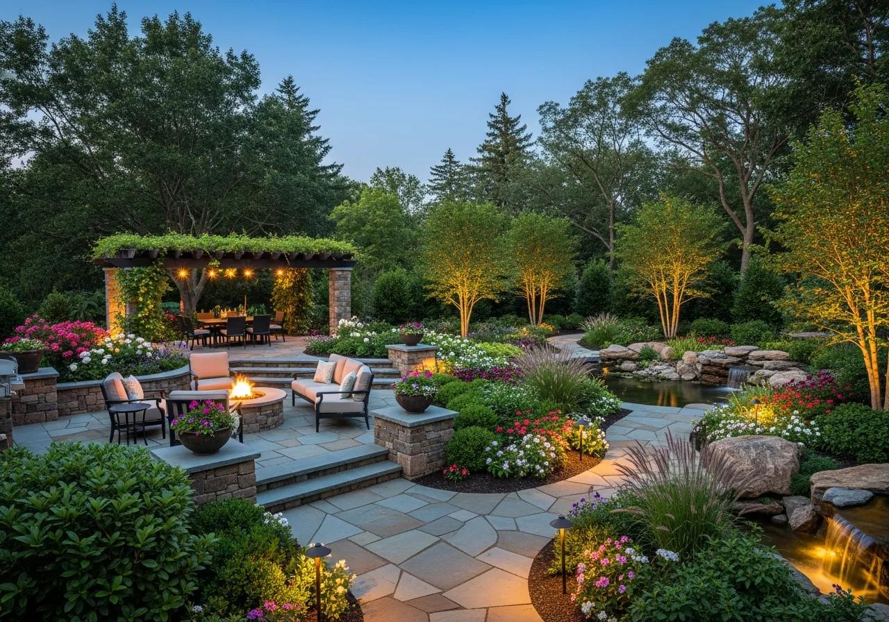 Premium landscape design package