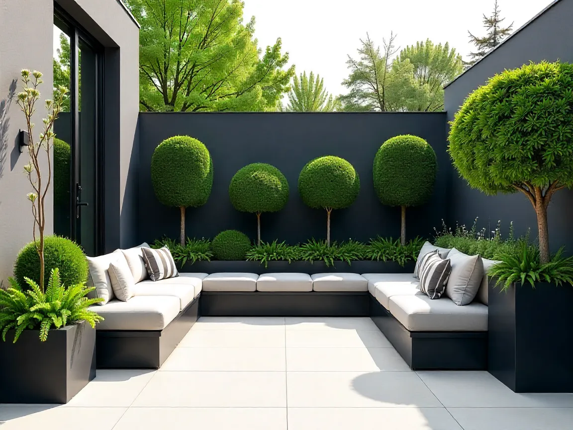 Modern minimalist garden design collection